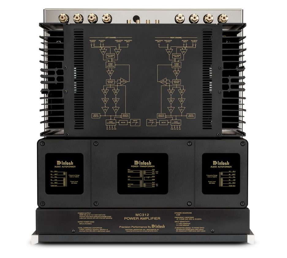 Amplificatore finale Mcintosh MC 312