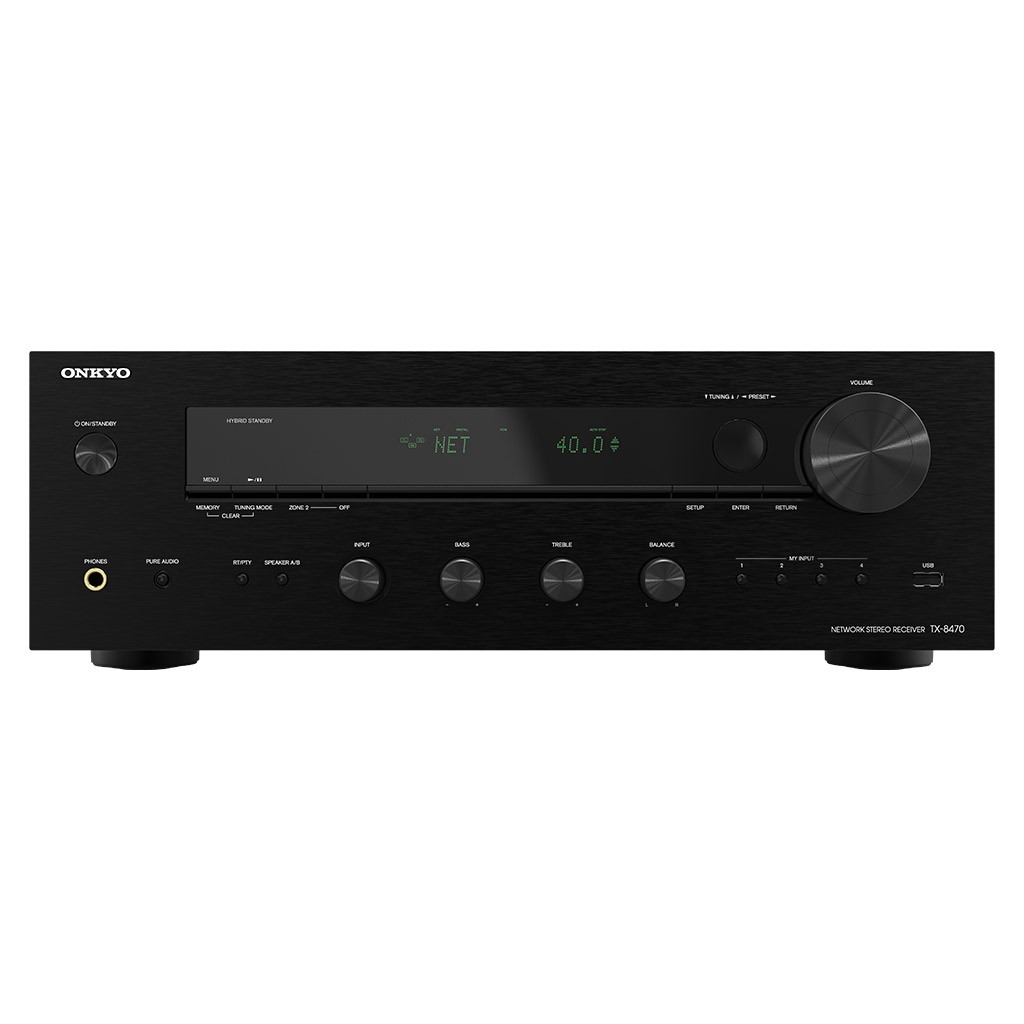 Onkyo_TX-8470_Fronte Onkyo TX-8470 vista frontale