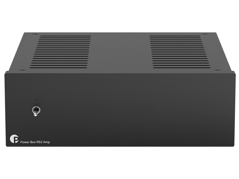 Pro-Ject-Power_Box_RS2_Amp-nero-fronte Pro-Ject Power Box RS2 Amp nero vista frontale