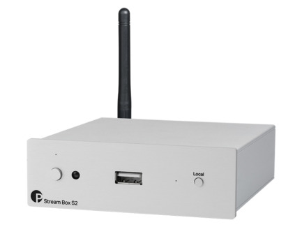 pro-ject stream box s2 silver con antenna