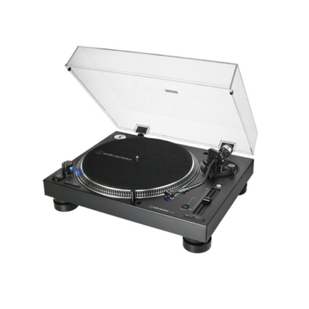 audio-technica at-lp140xp nero vista obliqua