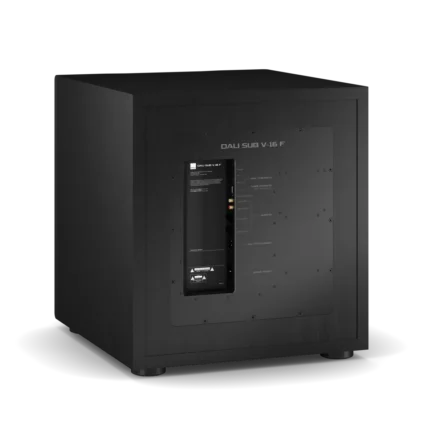 Dali Sub V-16 F nero vista posteriore