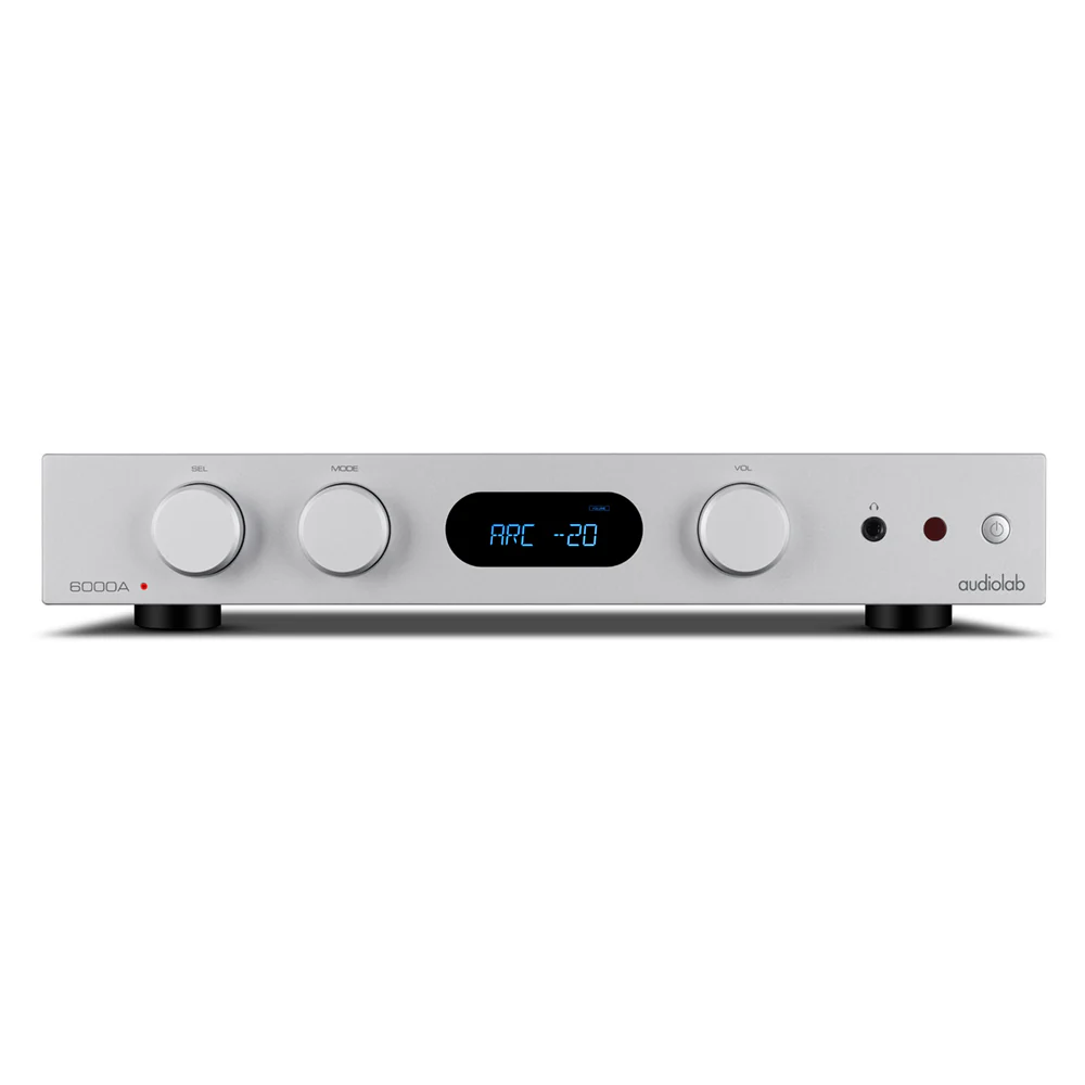 audiolab-6000MKII-silver-fronte audiolab 6000a mkii silver vista frontale