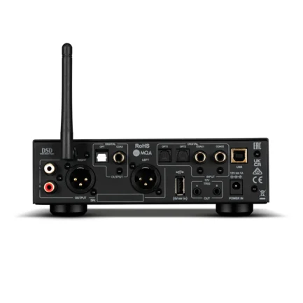 audiolab d7 nero vista posteriore