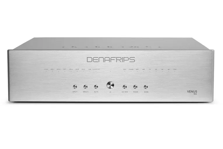 denafrips-venus-15th-r2r-dac-silver-fronte denafrips venus 15th r2r dac silver vista frontale
