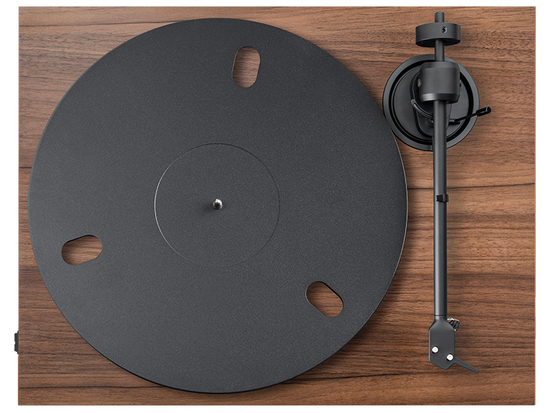 Pro-Ject-E1-2_phono-walnut-top pro-ject e1.2 phono walnut vista dall'alto