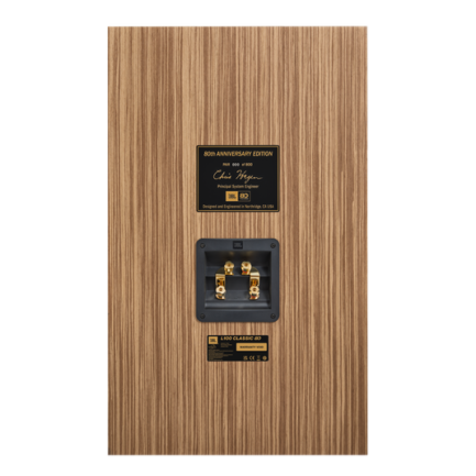 jbl l100 classic 80th anniversary vista posteriore