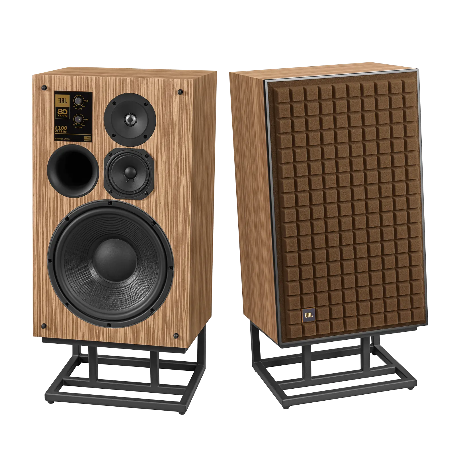 jbl-l100_classic_80th_anniversary-pair-front jbl l100 classic 80th anniversary coppia vista frontale