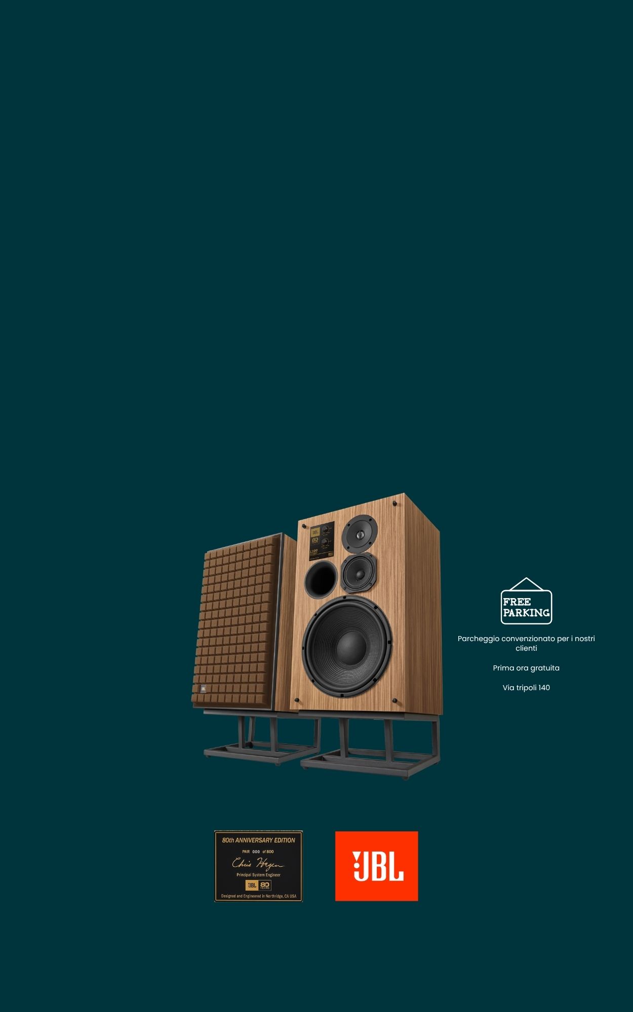 Nuova JBL L100 80th Anniversary