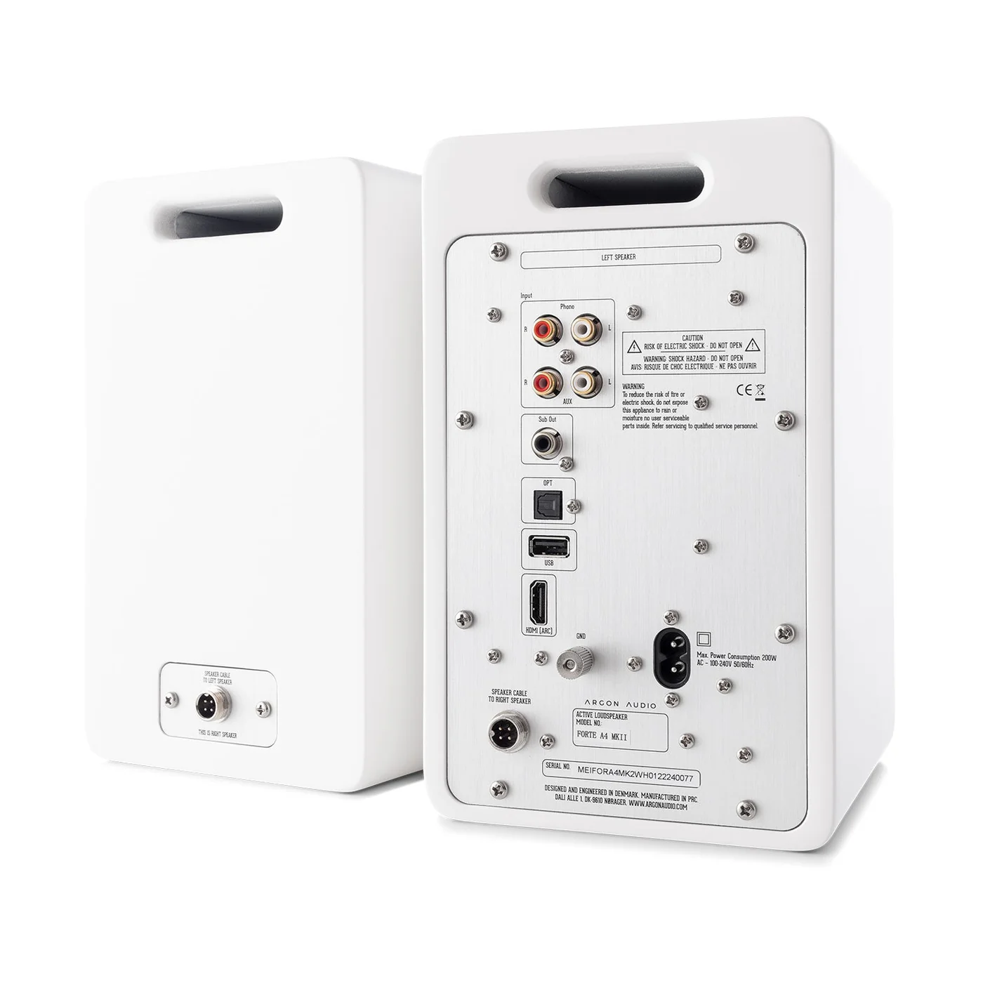 argon_audio-forte-a4_mkii-white-back argon audio forte a4 mk2 white vista posteriore