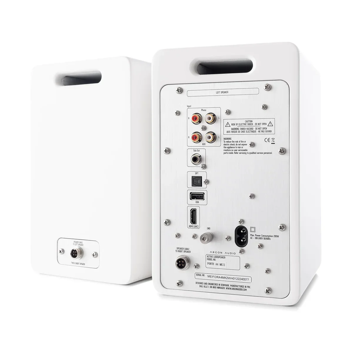 argon_audio-forte-a5_mk2-white-back argon audio forte a5 mk2 white vista posteriore