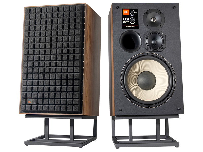 JBL_L100-Classic-MkII_black-stand jbl l100 classic mkii black con stand