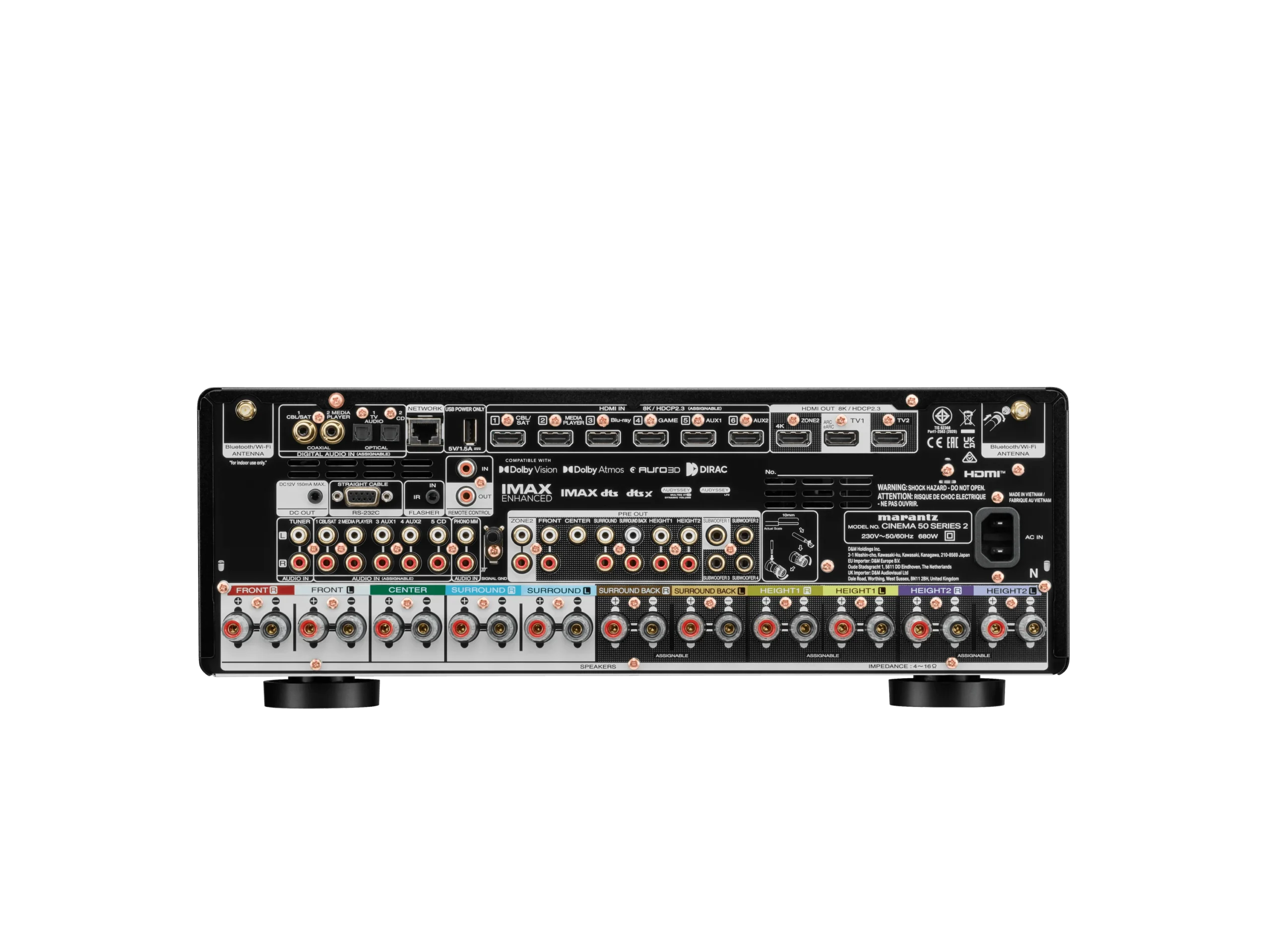 marantz-CINEMA-50-SERIE-2-black-back marantz cinema 50 serie 2 black vista posteriore