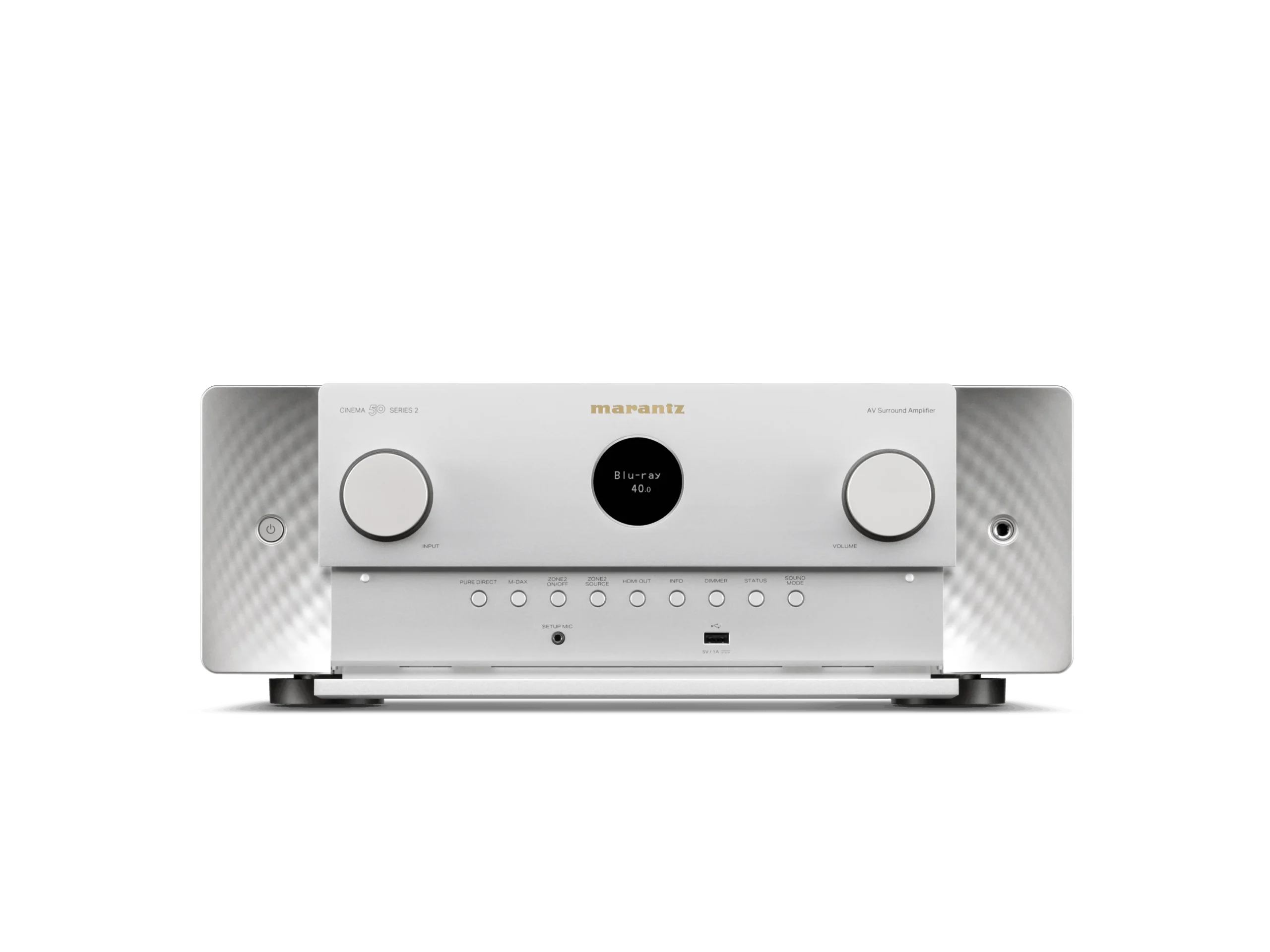 marantz-CINEMA-50-SERIE-2-silver-front-open marantz cinema 50 serie 2 silver vista frontale aperto