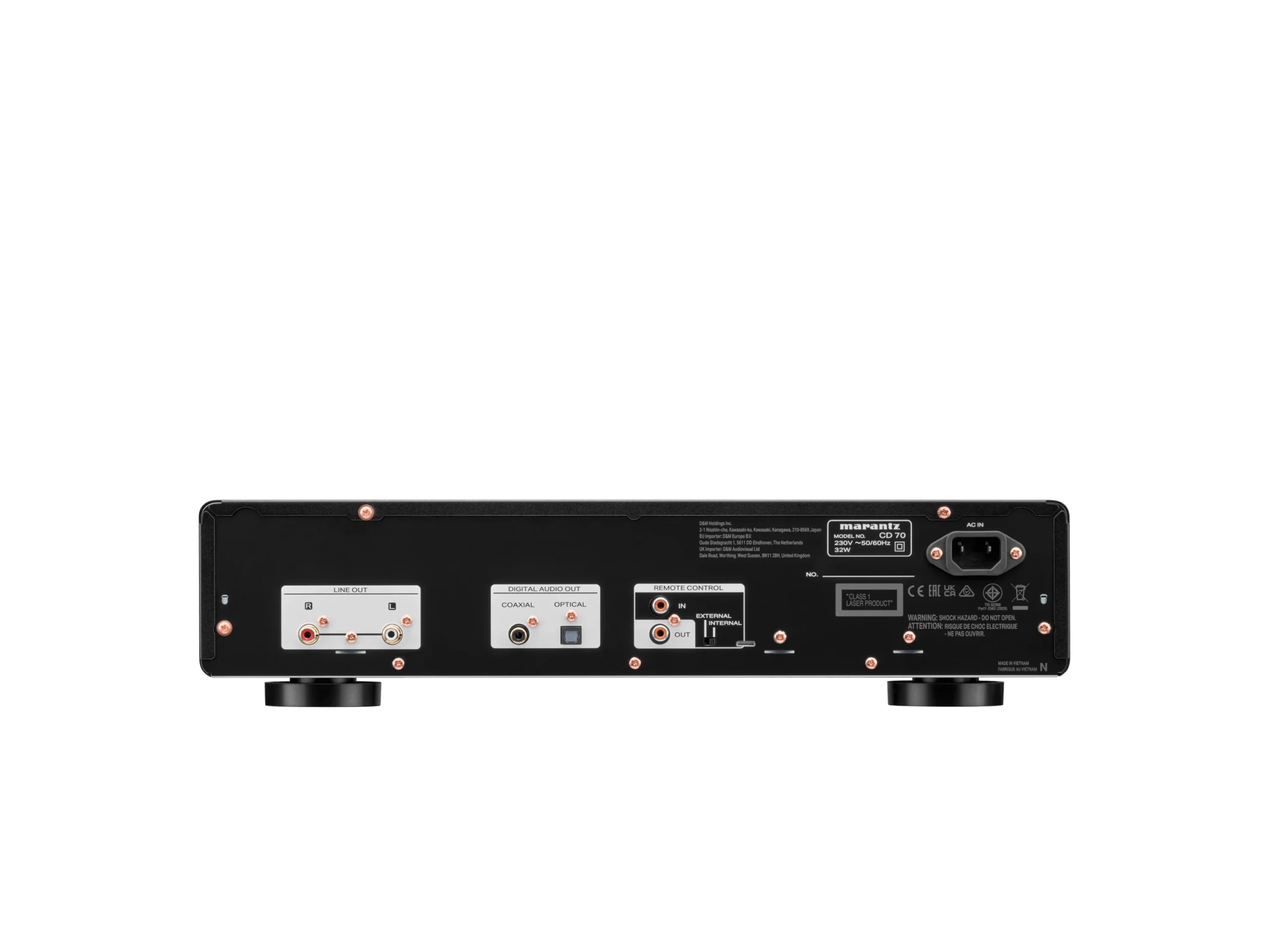 marantz-cd_70-black-back marantz cd 70 black vista posteiore
