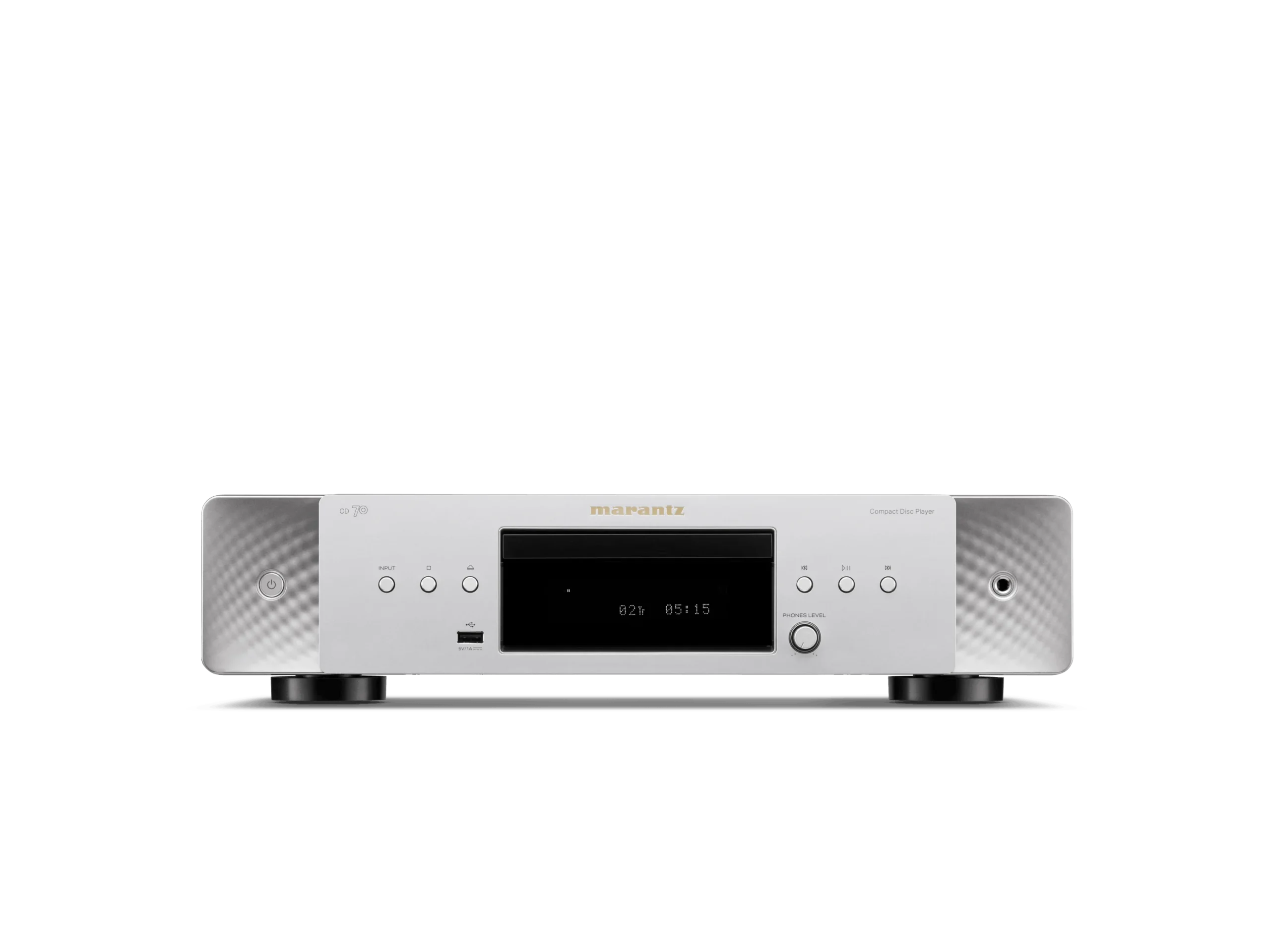marantz-cd_70-silver-front marantz cd 70 silver vista frontale