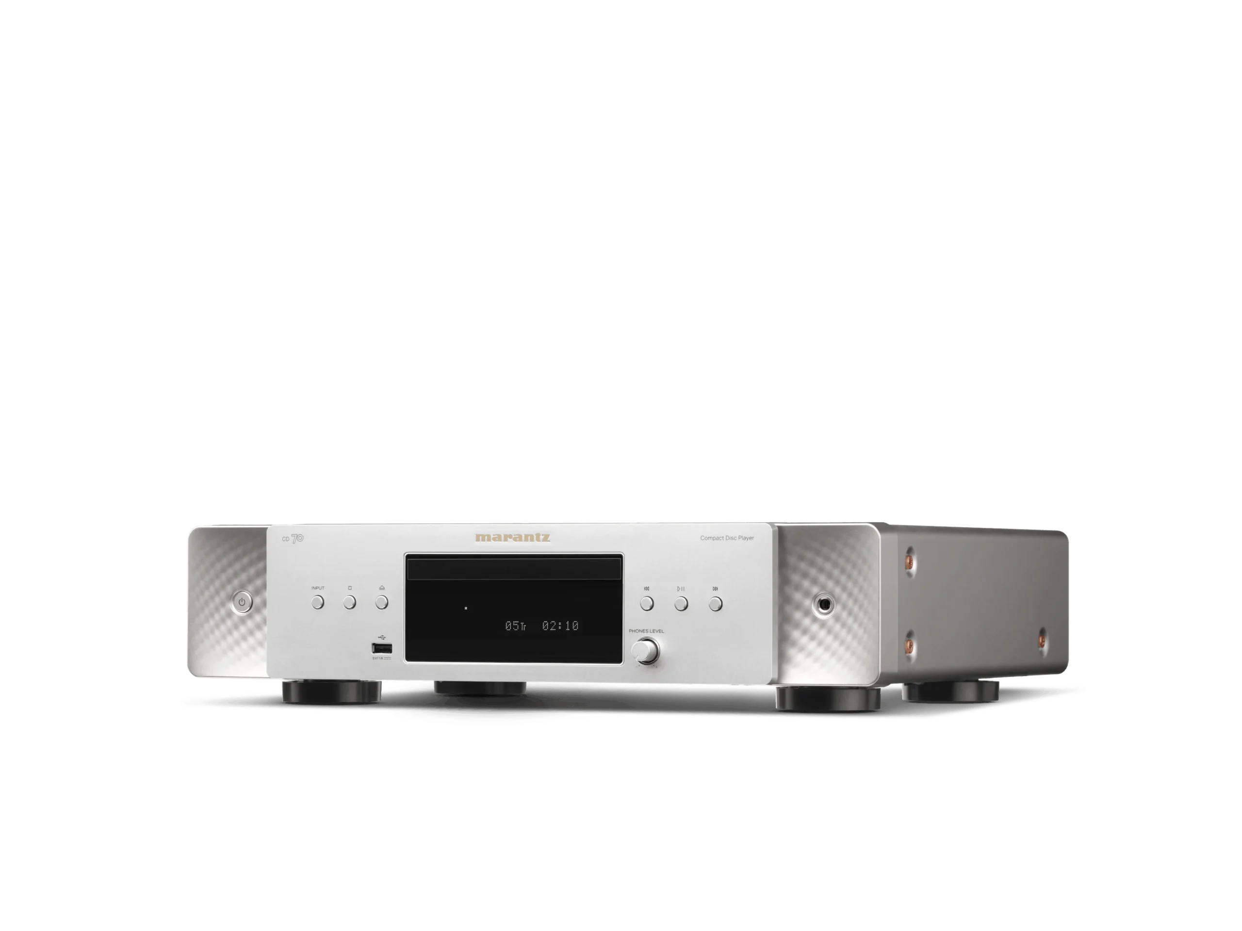 marantz-cd_70-silver-side marantz cd 70 silver vista laterale