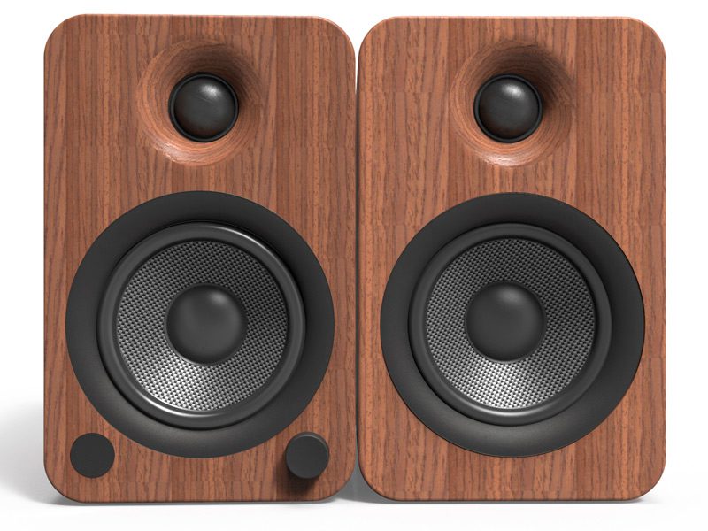 Kanto-YU4-walnut-front kanto yu4 walnut vista frontale
