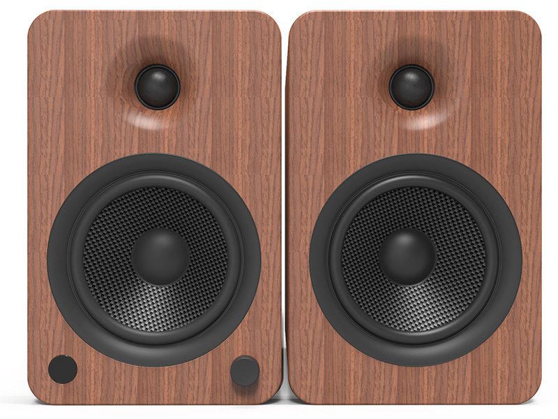 Kanto-YU6-walnut-front kanto yu6 walnut vista frontale