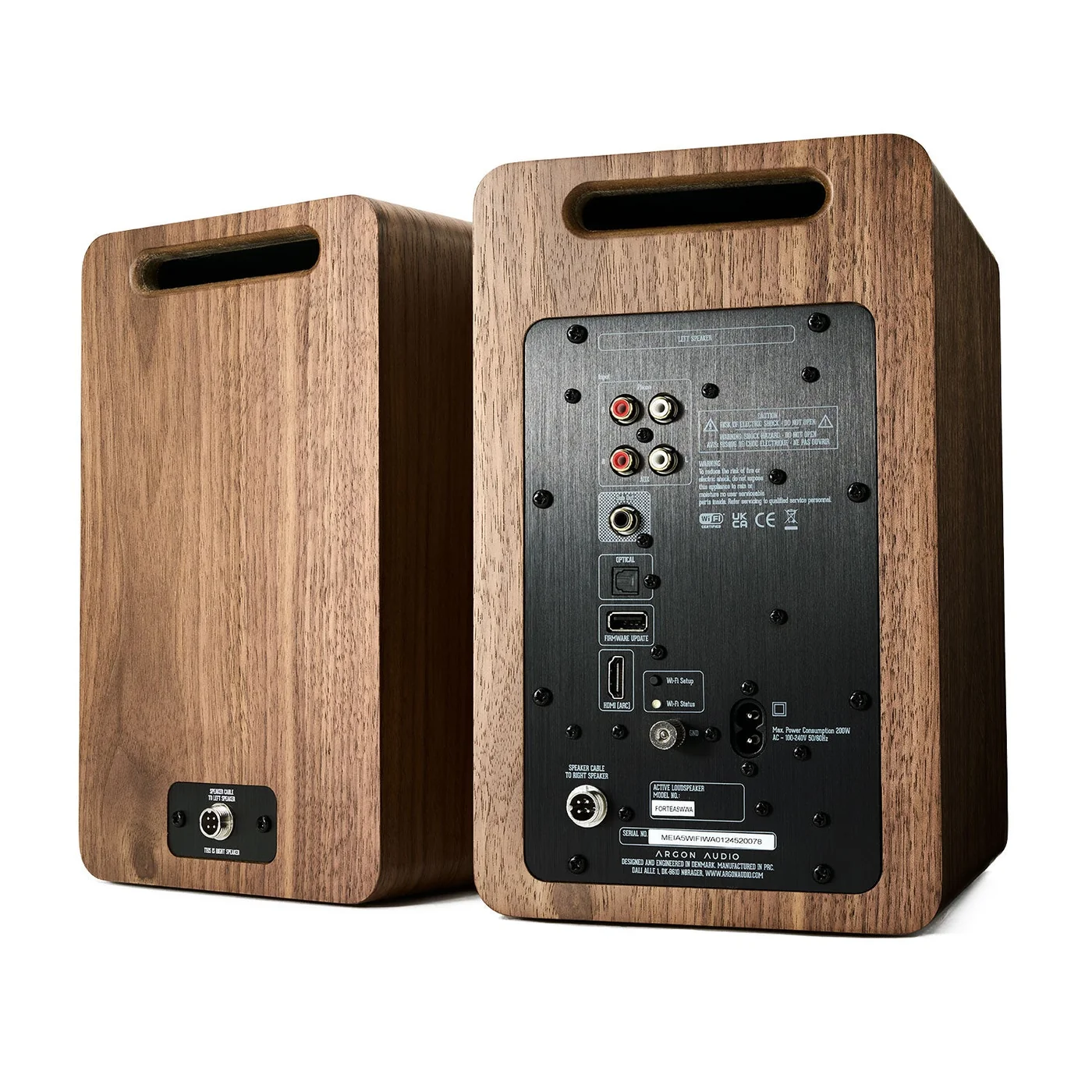 argon-audio-forte-a5-wifi-walnut-back argon audio forte a5 wifi walnut vista posteriore