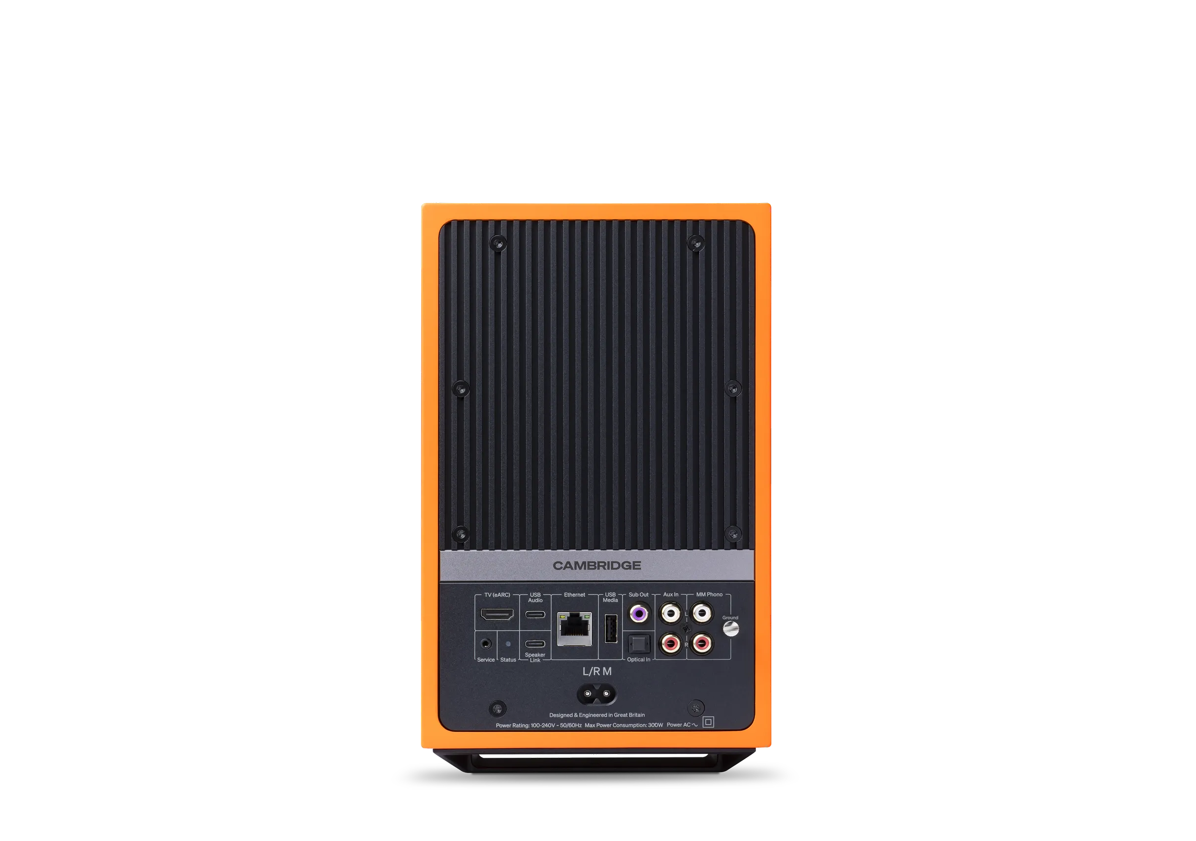 cambridge_audio-l_r_m-orange-back cambridge audio L/R M orange vista posteriore