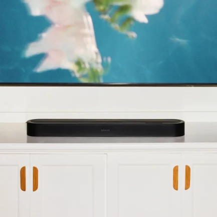 sonos beam ultra black living